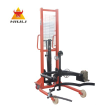 NIULI factory direct customized 350kg drum lifter hydraulic oil drum stacker with clamp